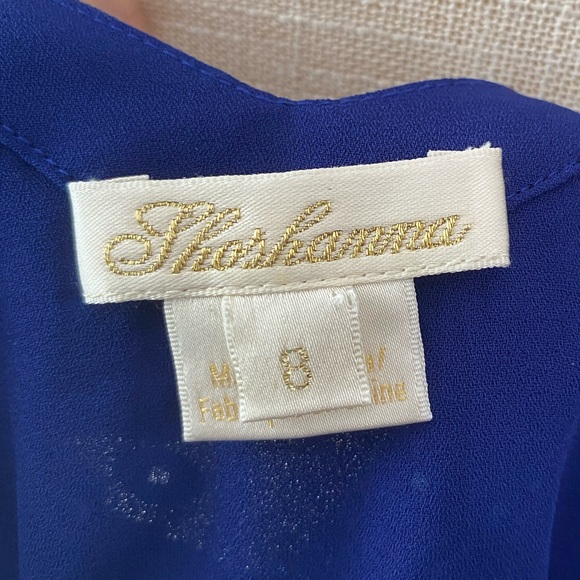 NWT SHOSHANNA CALAH MIDI DRESS ANTHROPOLOGIE SIZE 8 BLUE EMBROIDERED AQUA - Picture 12 of 12